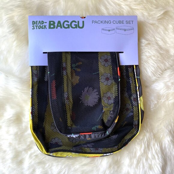 NWT Baggu Packing Cube Set - Deadstock Flower Mix - Picture 2 of 8